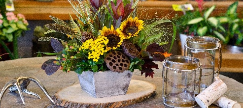 Your weekly flower arrangements will be customized just for you!